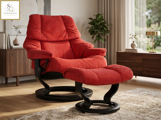 Stressless Reno (L) Classic Base + Hocker