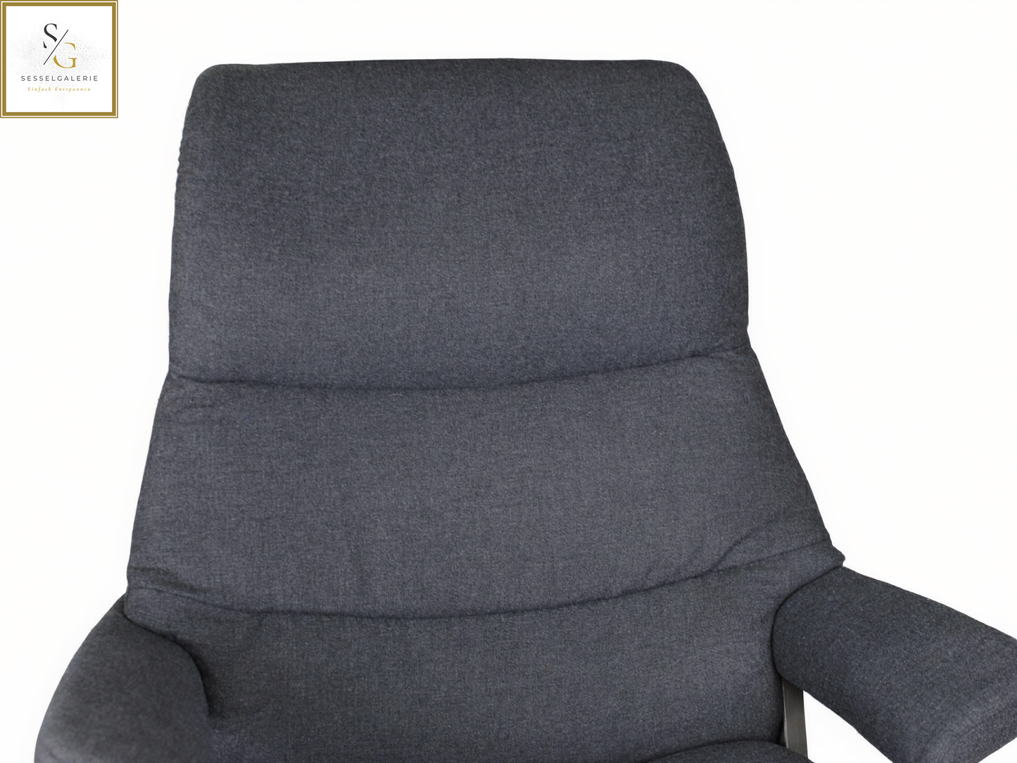 Stressless View (L) Signature Base + Hocker