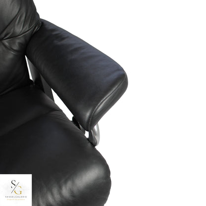 Stressless View (M) Cross Base + Hocker