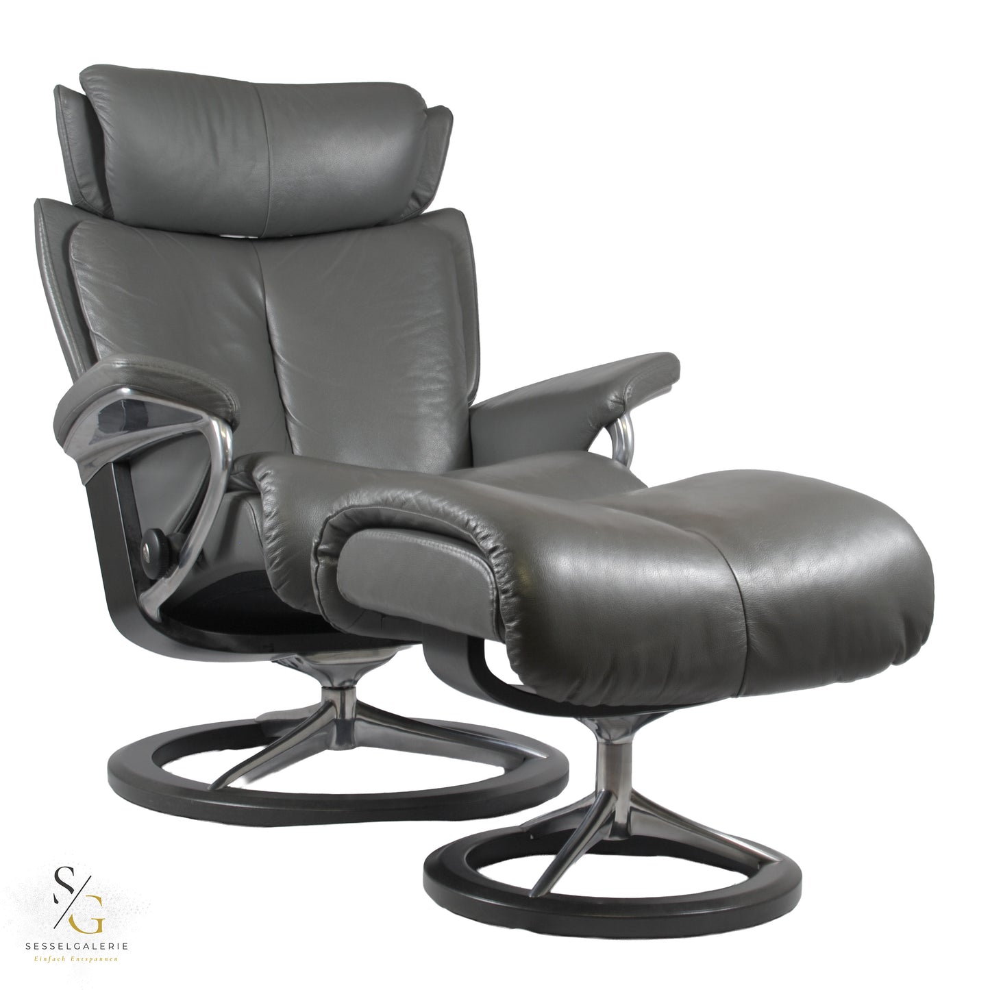 Stressless Magic (M) Signature Base + Hocker