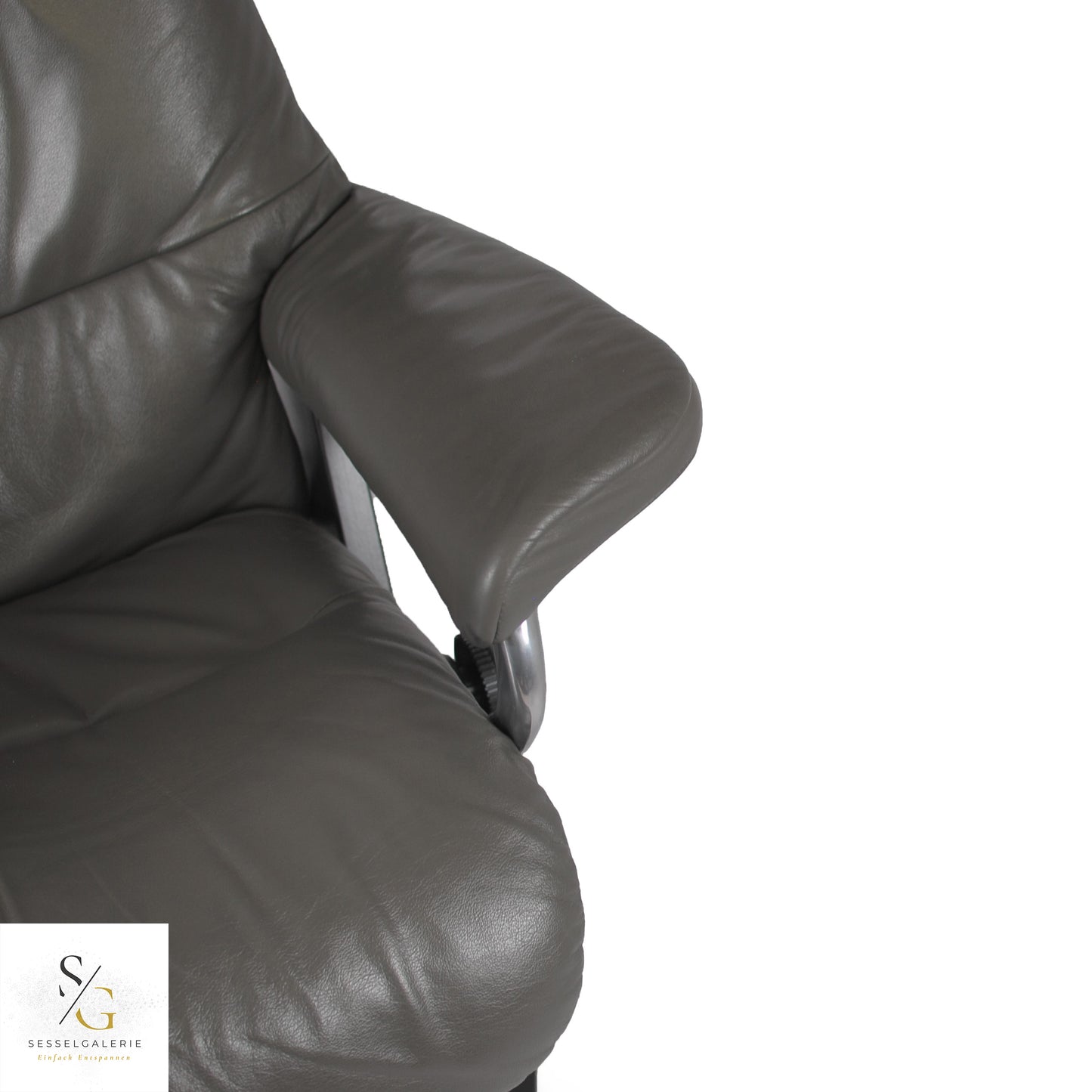 Stressless View (S) Signature Base + Hocker