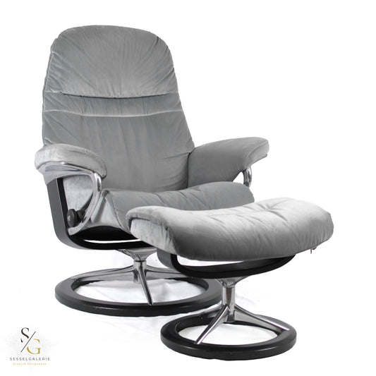 Stressless Sunrise (M) Signature Base + Hocker