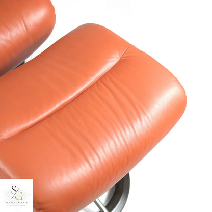 2x Stressless View (S) Signature Base + Hocker