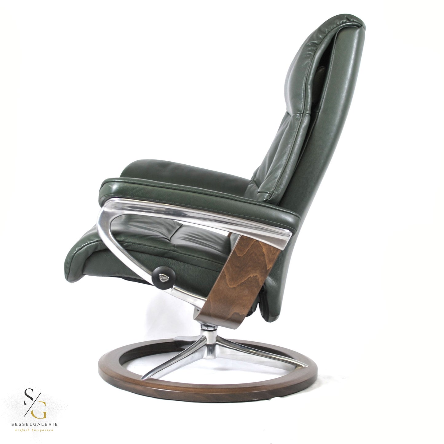 Stressless View (S) Signature Base + Hocker