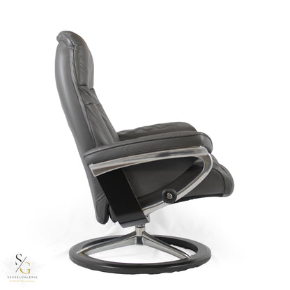 2x Stressless Sunrise (L/M) Signature Base + Hocker