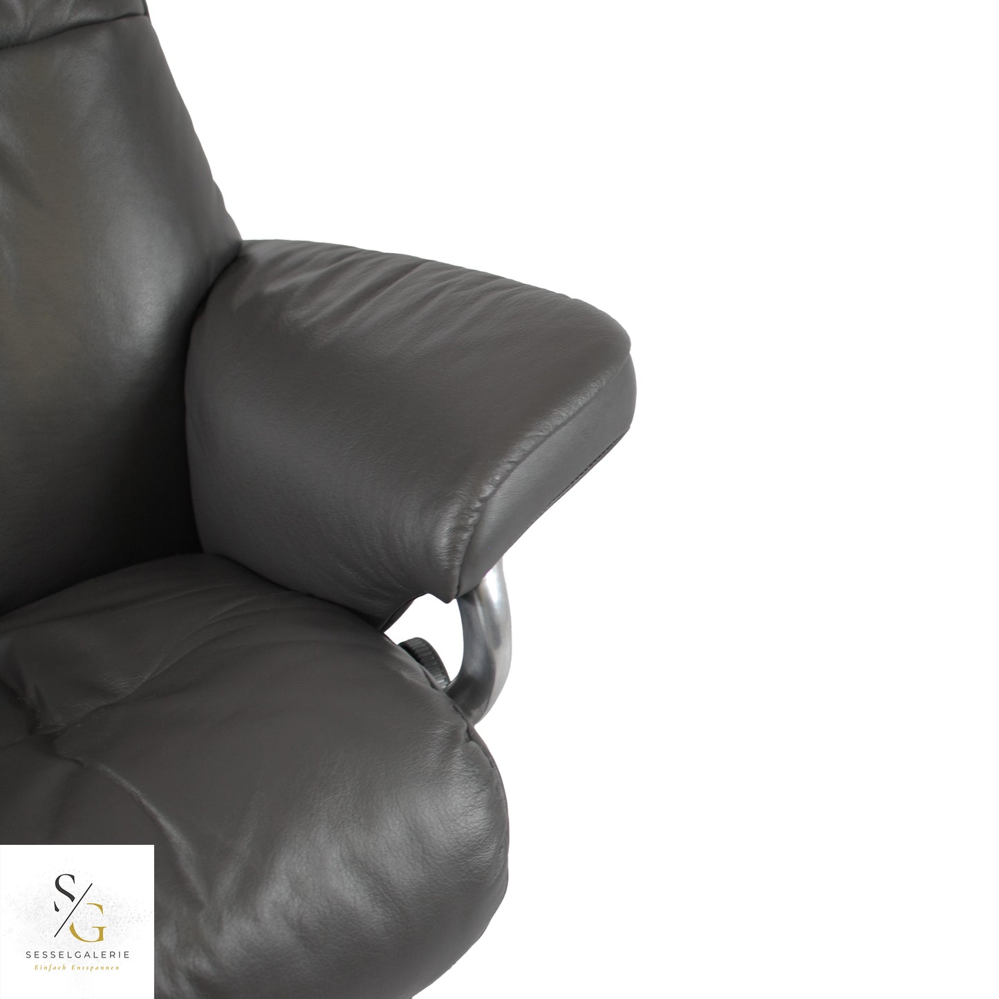 2x Stressless Sunrise (L/M) Signature Base + Hocker