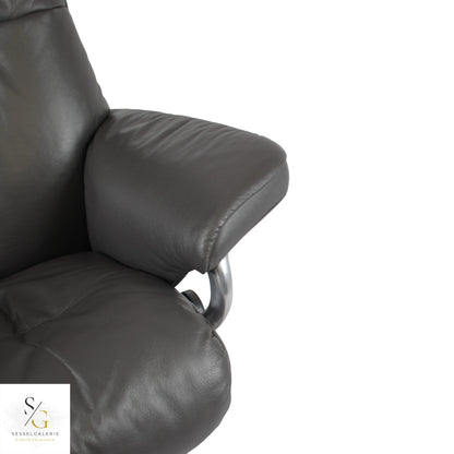 2x Stressless Sunrise (L/M) Signature Base + Hocker