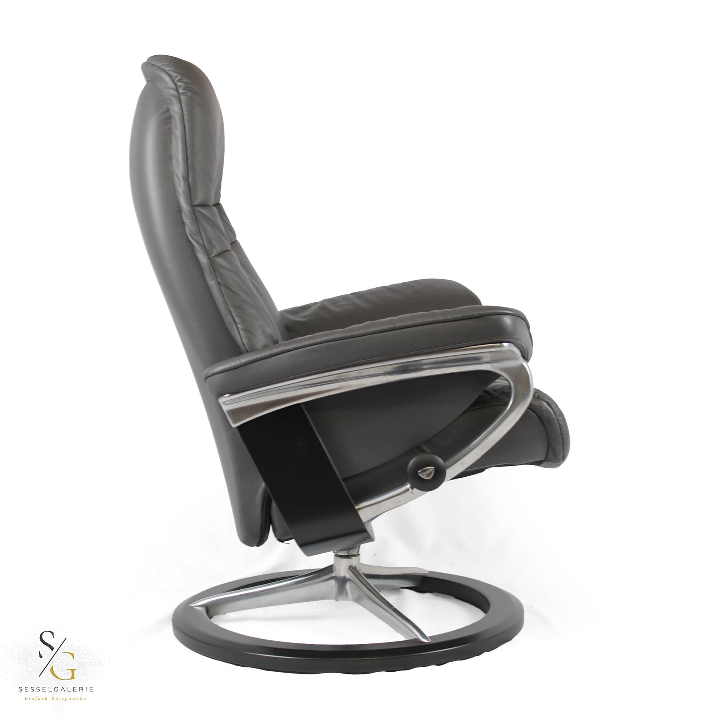 2x Stressless Sunrise (L/M) Signature Base + Hocker