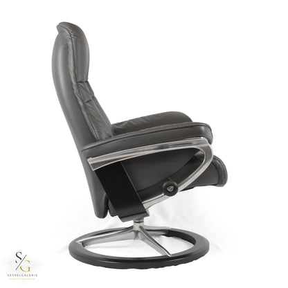 2x Stressless Sunrise (L/M) Signature Base + Hocker
