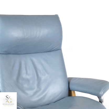 Stressless Aura (L) Signature Base + Hocker