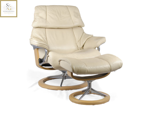 Stressless Reno (L) Signature Base + Hocker
