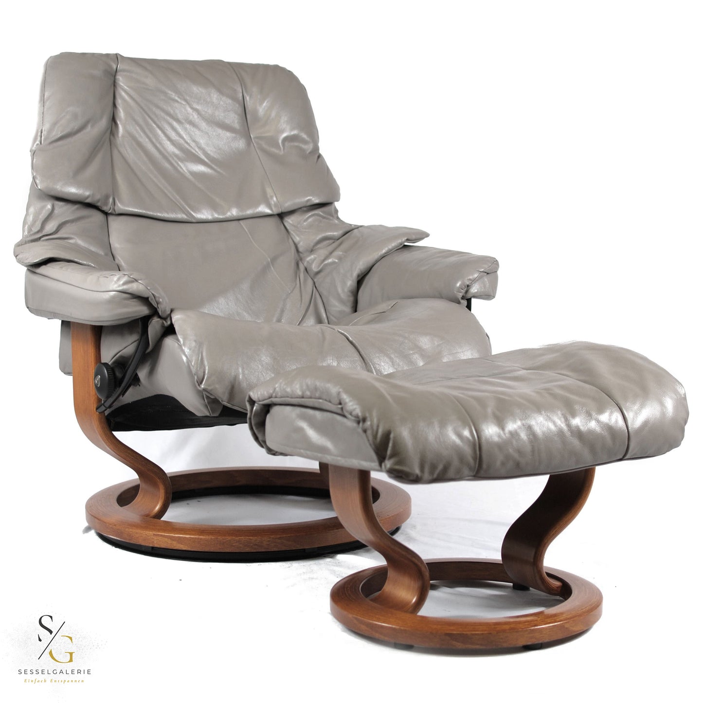 Stressless Reno (L) Classic Base + Hocker