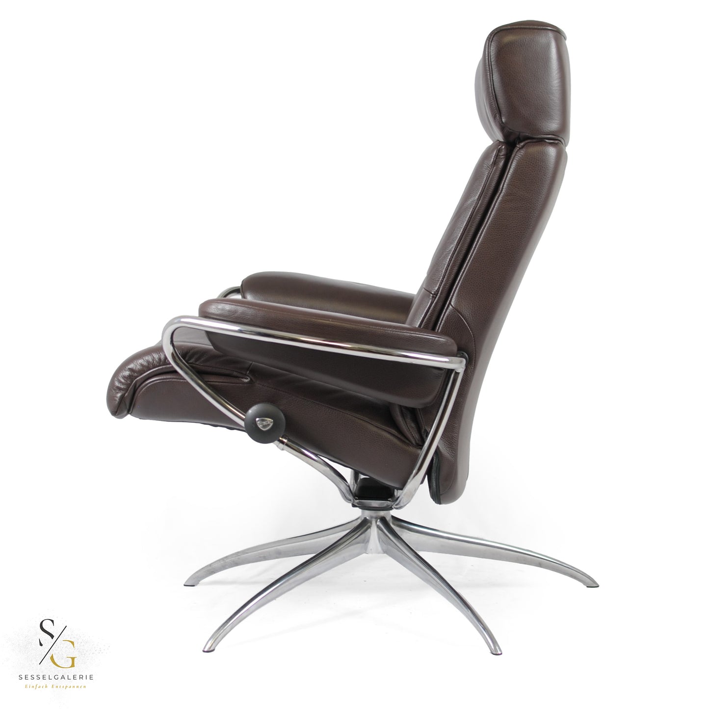 Stressless Tokyo (M) mit Kopfstütze Star Base + Hocker