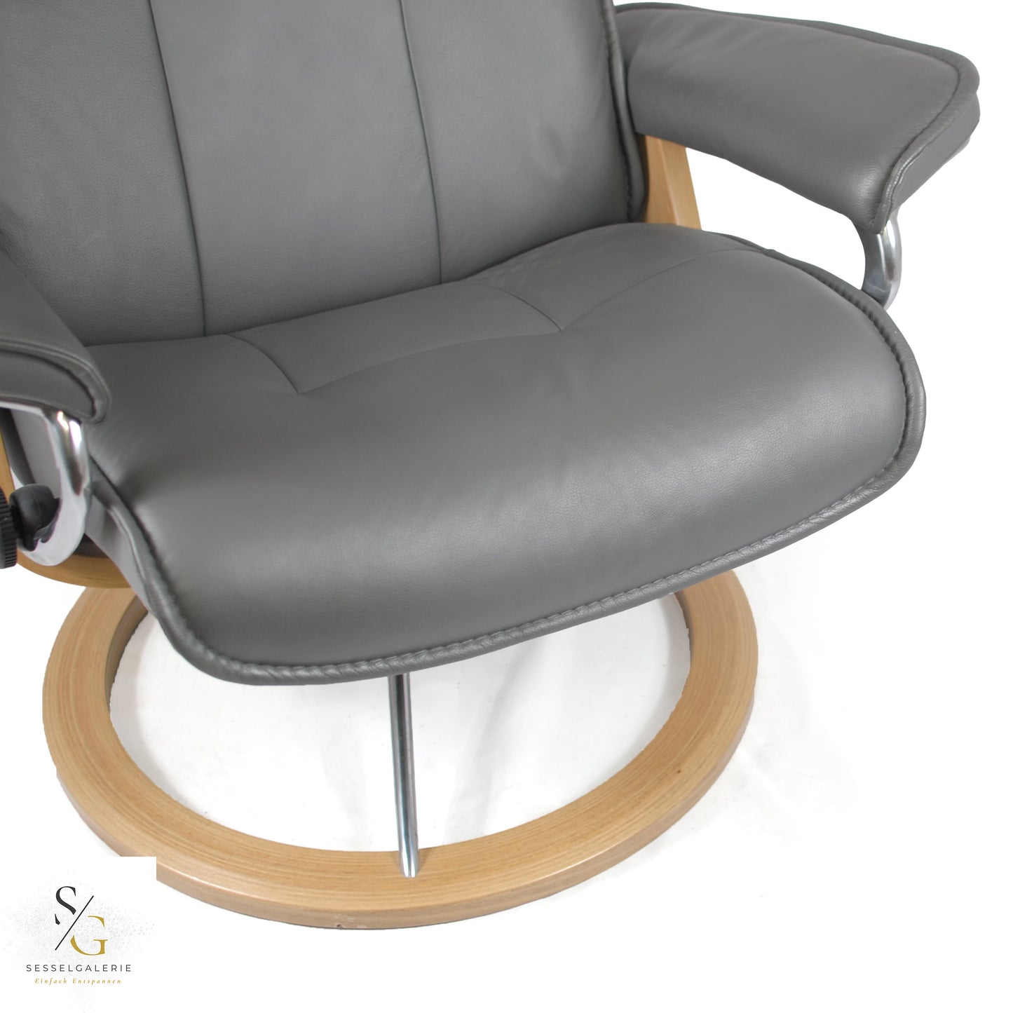 Stressless Admiral (L) Signature Base + Hocker