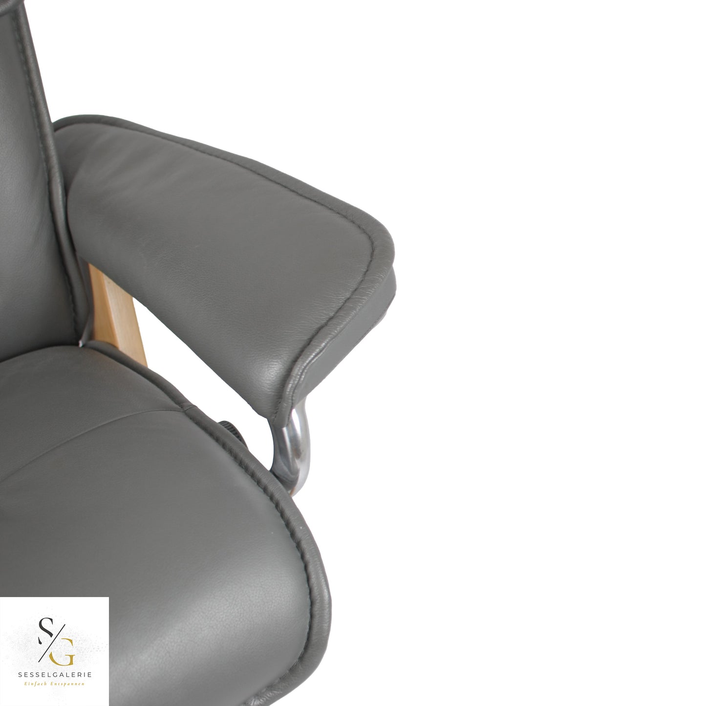 Stressless Admiral (L) Signature Base + Hocker