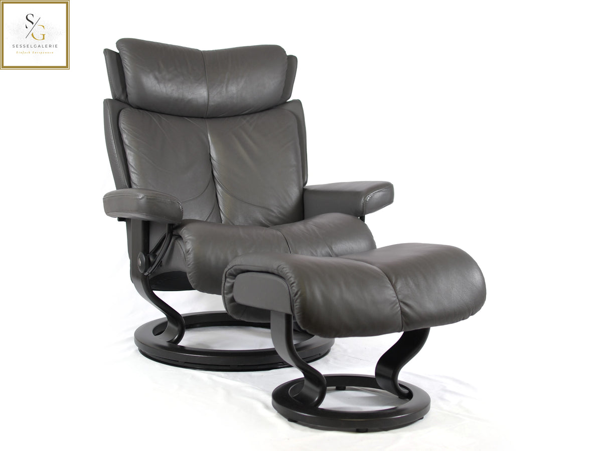 Stressless Magic (L) Classic Base + Hocker