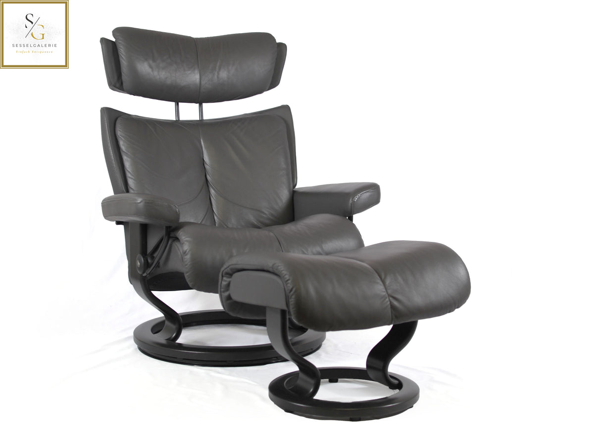 Stressless Magic (L) Classic Base + Hocker