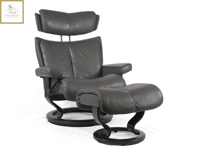 Stressless Magic (L) Classic Base + Hocker