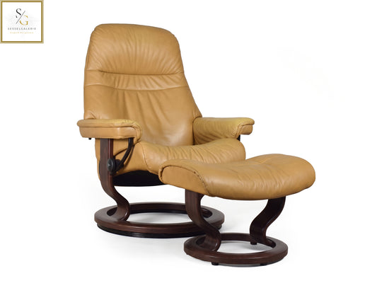 Stressless Sunrise (M) Classic Base + Hocker