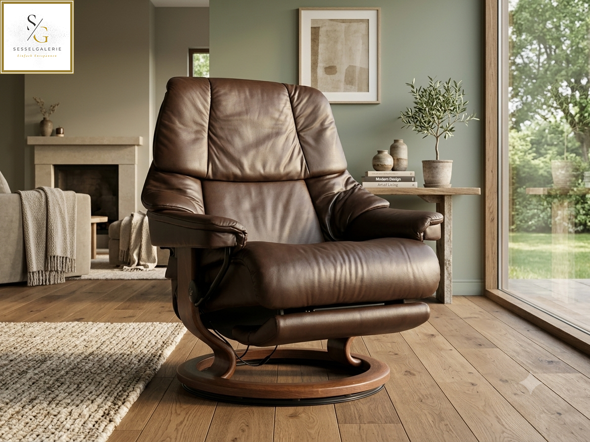 Stressless Reno (L) Power Leg&Back mit Akku - Elektrisch