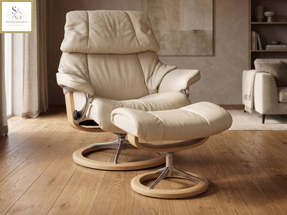 Stressless Reno (L) Signature Base + Hocker