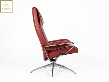 2x Stressless City (M) Star Base + Hocker