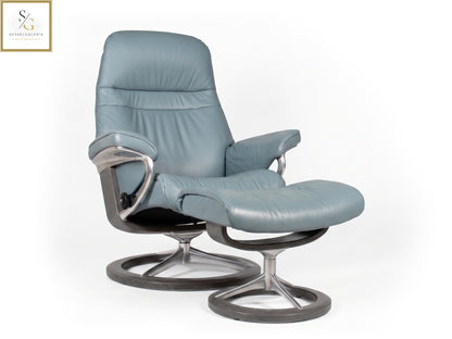 Stressless Sunrise (M) Signature Base + Hocker
