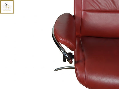 2x Stressless City (M) Star Base + Hocker