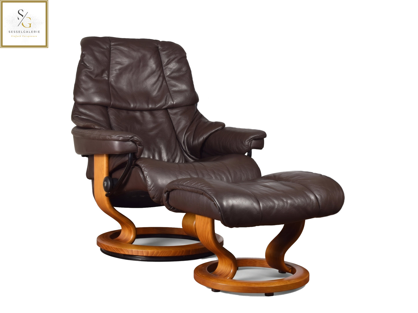 Stressless Reno (M) Classic Base + Hocker