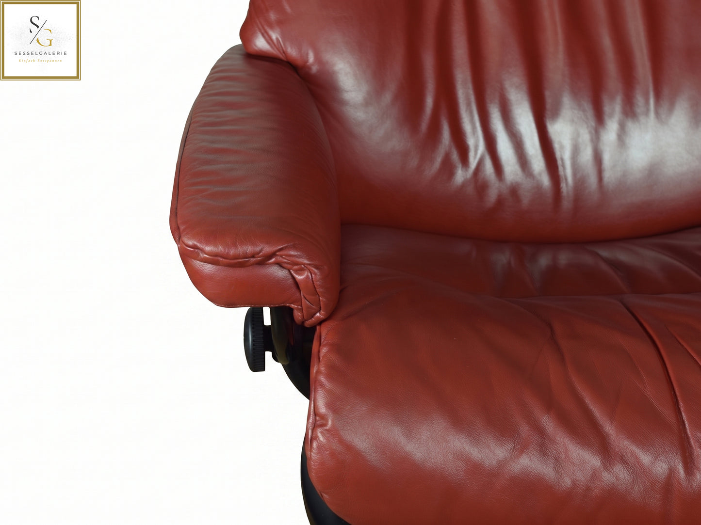 2x Stressless Sunrise (L) Classic Base + Hocker