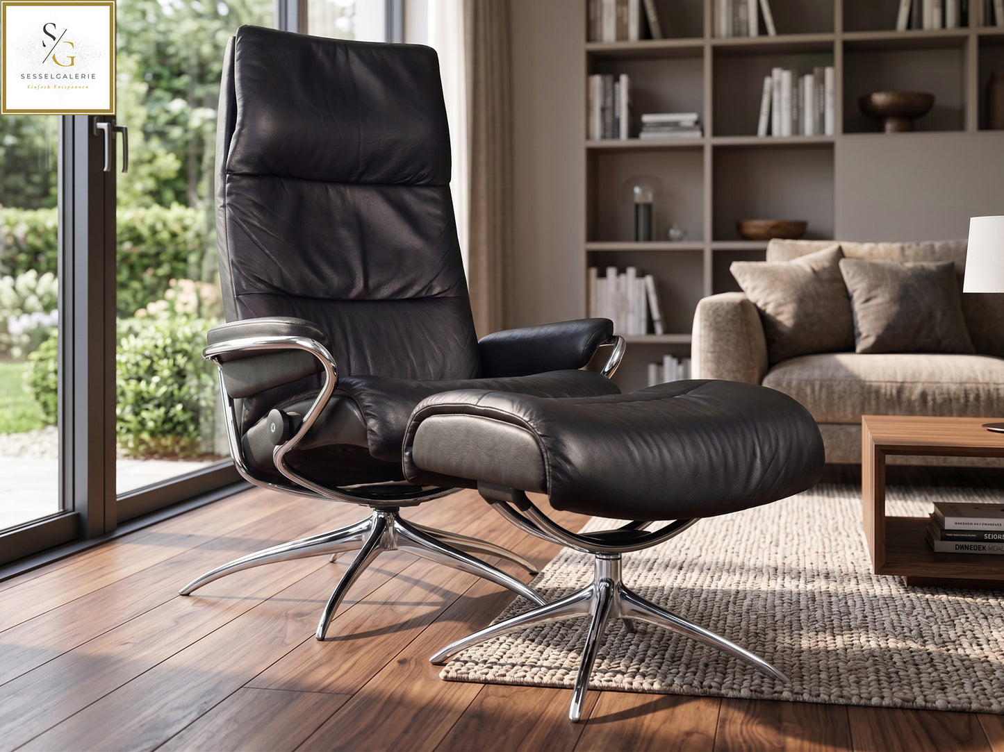 Stressless Tokyo (M) Star Base + Hocker