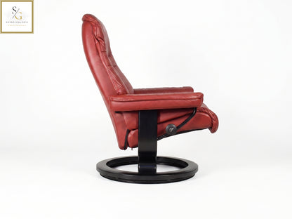 2x Stressless Sunrise (L) Classic Base + Hocker