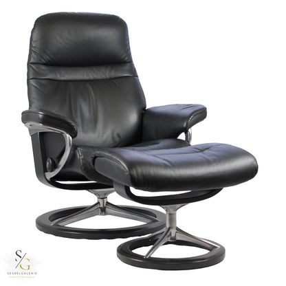 Stressless Sunrise (M) Signature Base + Hocker