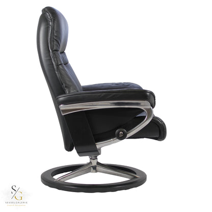 Stressless Sunrise (M) Signature Base + Hocker