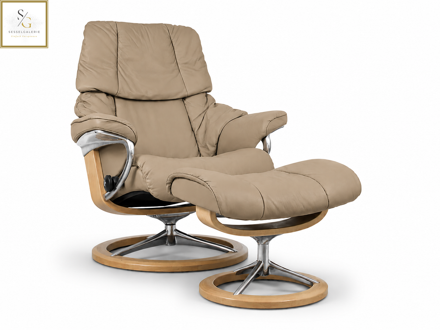 Stressless Reno (M) Signature Base + Hocker